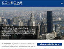 Tablet Screenshot of considinesearch.com